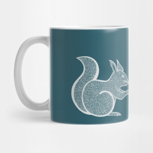 Cute Squirrels in Love - animal design Mug